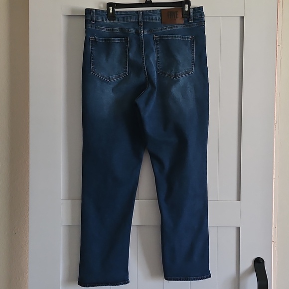Frye Women's Straight Jeans in Dark Blue - Picture 4 of 7